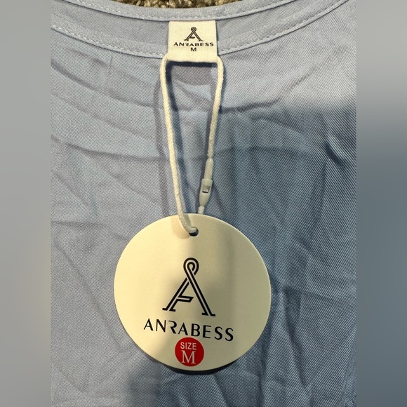 NWT Spaghetti Strap Asymmetric Tiered Maxi Dress Size Medium - Picture 4 of 5